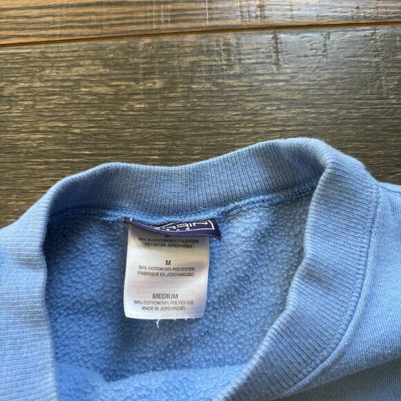 Minnesota Rack N’ Roll Moose Sweatshirt Blue Pullover Crewneck Size M - Picture 5 of 7